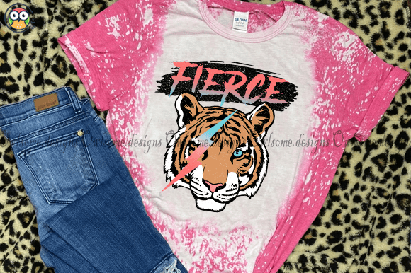 Fierce tiger t-shirt design