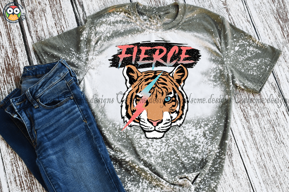 Fierce tiger t-shirt design