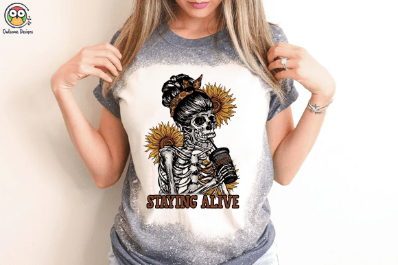 Staying Alive T-shirt Design