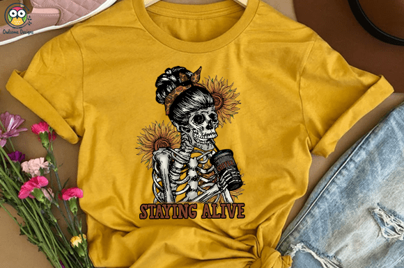 Staying Alive T-shirt Design