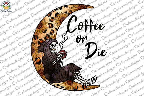 Coffee or die t-shirt design