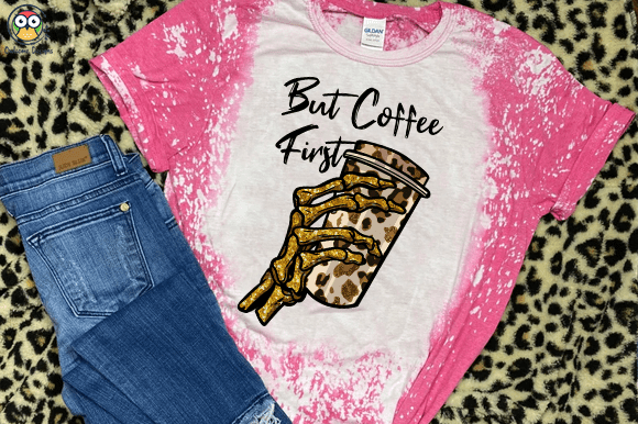 But coffee first t-shirt design
