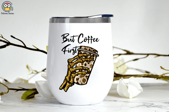 But coffee first t-shirt design