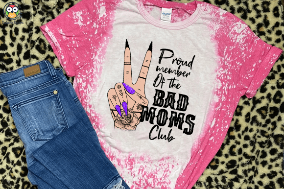 Proud member of the bad moms club t-shirt design