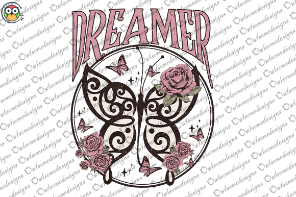 Retro dreamer t-shirt design