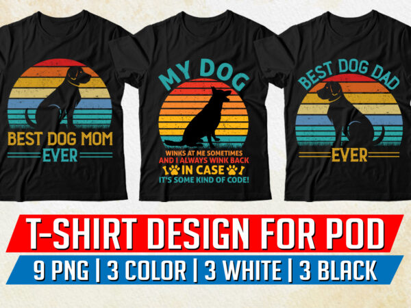 Dog t-shirt design