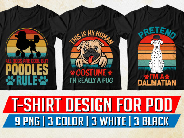Dog lover t-shirt design
