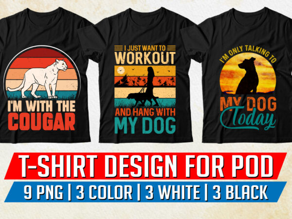 Dog lover t-shirt design
