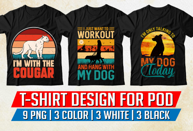 Dog Lover T-Shirt Design
