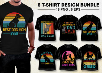 Dog Lover T-Shirt Design Bundle
