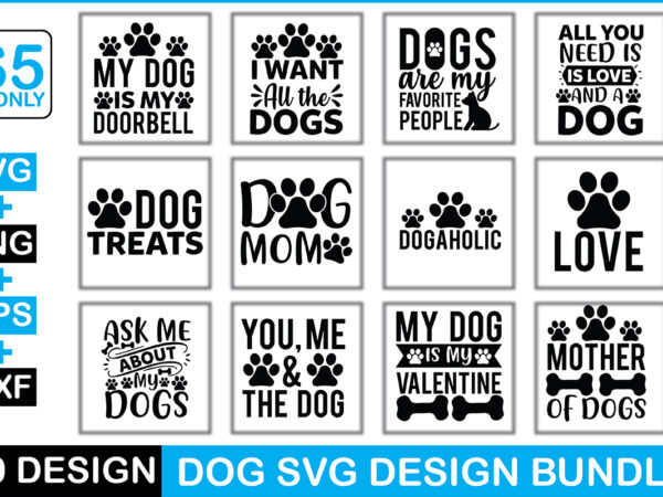 Dog svg design bundle