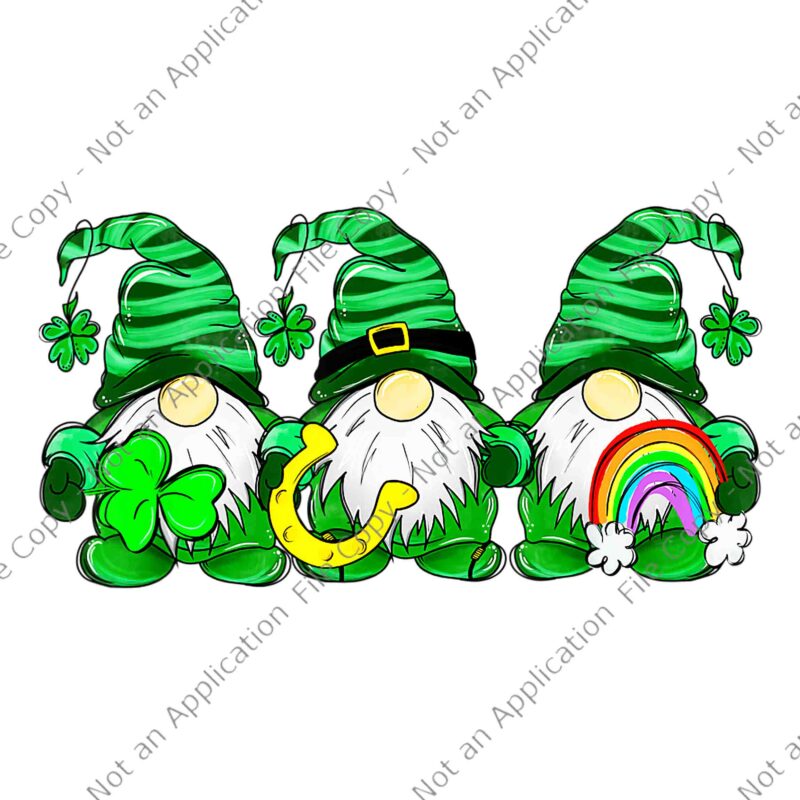 Lucky Rainbow Gnome Happy St Patrick’s Day Png, Gnome Happy St Patrick’s Day Png, Irish Png, Gnome Png, Patrick Day Png