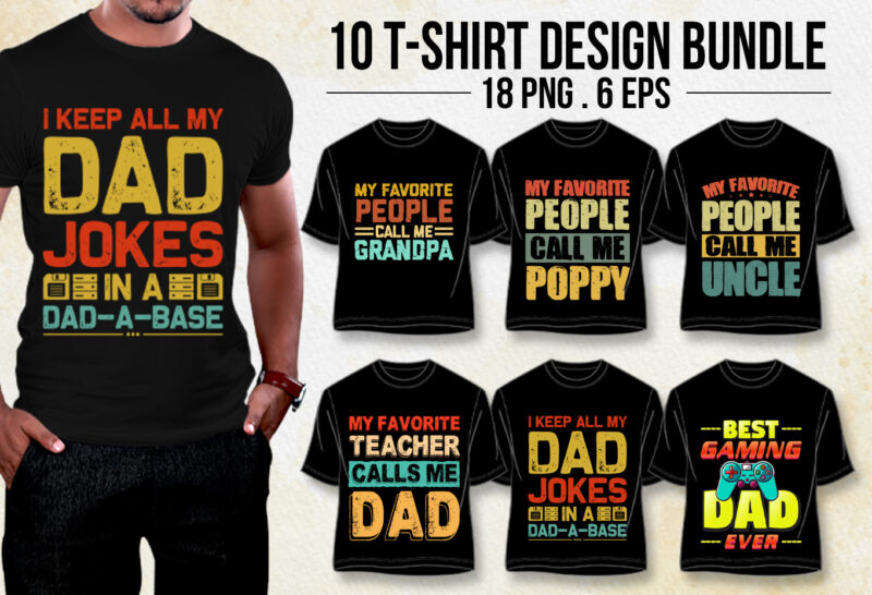 Father’s Day T-Shirt Design Bundle 3