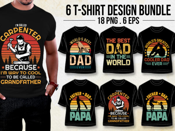 Father’s day t-shirt design bundle 1