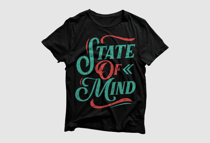 State of mind – Lettering typography