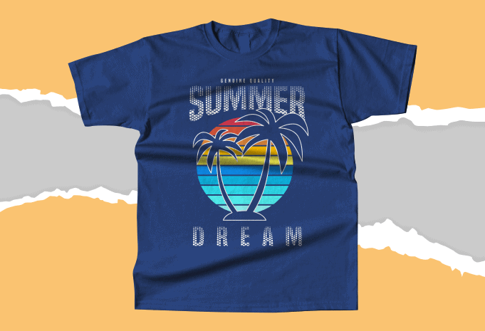 Summer Dream T-shirt Design