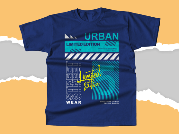 Urban streetwear graphic t-shirt