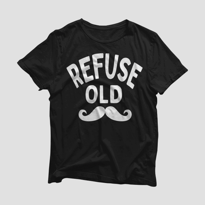 Refuse Old graphic t-shirt