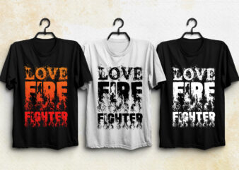 FireFighter T-Shirt Design