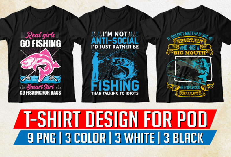 Fishing T-Shirt Design