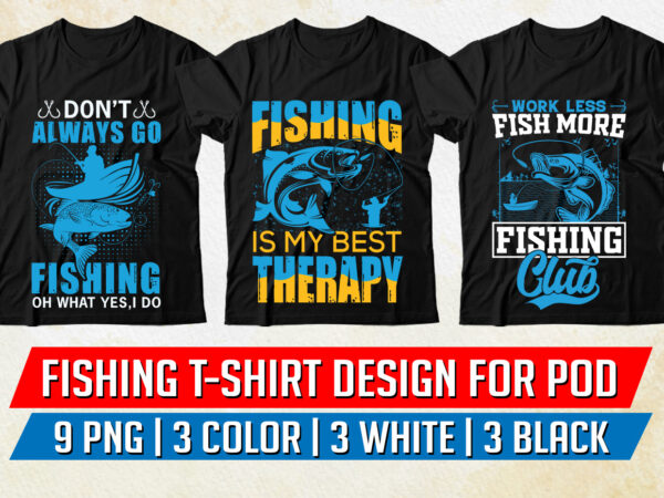 Fishing t-shirt design