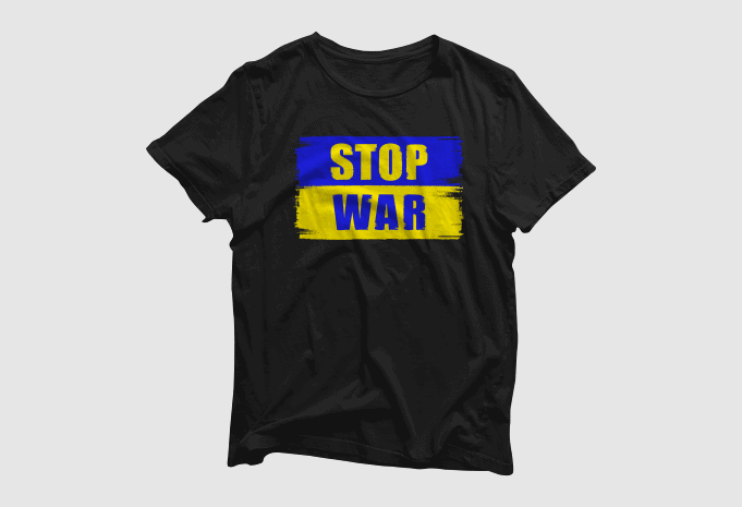 Flag Ukraine Graphic T-shirt