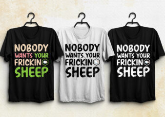 Frickin Sheep T-Shirt Design