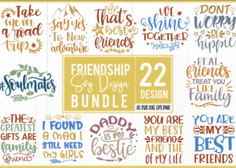 Friendship SVG Design Bundle