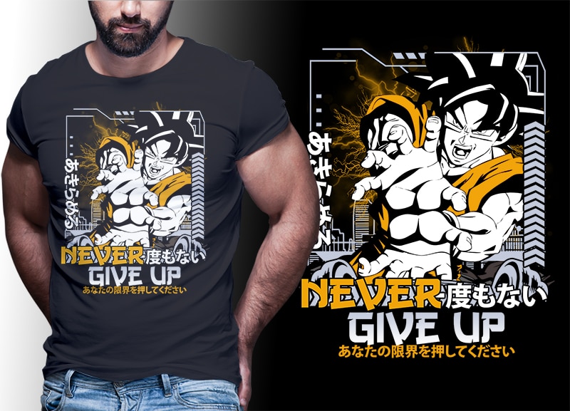 59 ANIME DRAGONBALL tshirt designs bundle