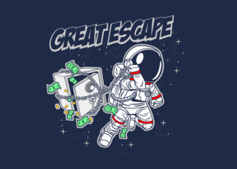 GREAT ESCAPE ASTRONAUT CARTOON