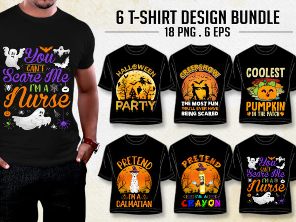 Halloween t-shirt design bundle