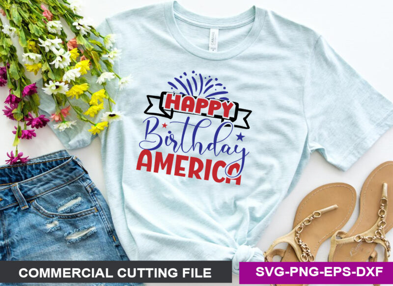 4th July SVG T shirt Design Bundle