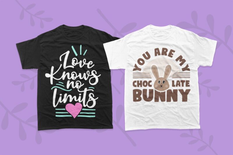 Happy Easter day t-shirt designs bundle, Cute Easter day vector, Easter day greetings