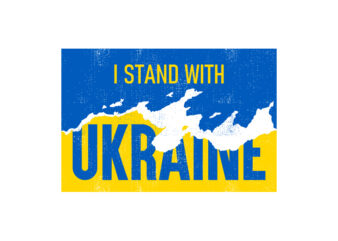 I STAND WITH UKRAINE t shirt design for sale
