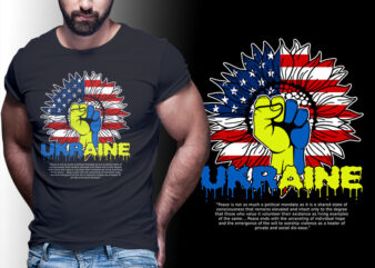 i stand with ukraine 01 t shirt design for sale