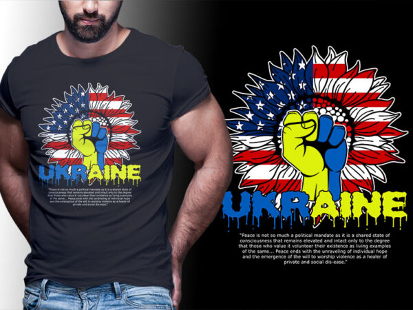 I stand with ukraine 01 t shirt design for sale