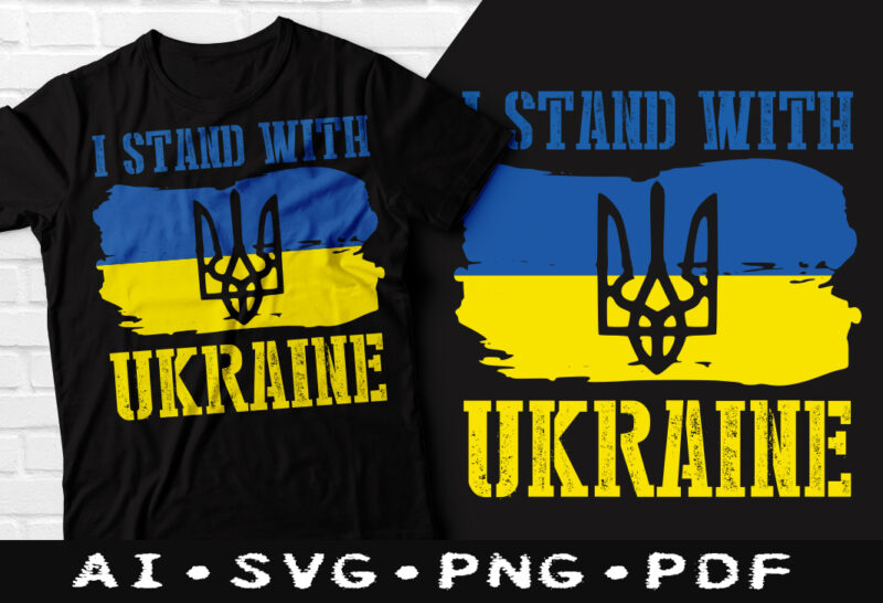 25 Ukraine tshirt design Bundle, stand with ukraine, ukraine svg, ukrainian flag svg, Pray for Ukraine design svg, Ukraine Support tshirt design, Freedom ukraine, I support ukraine