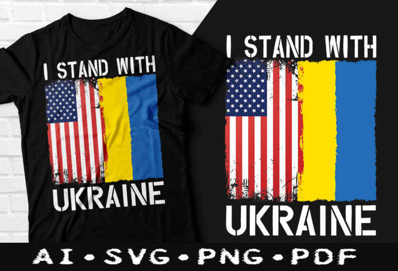 25 Ukraine tshirt design Bundle, stand with ukraine, ukraine svg, ukrainian flag svg, Pray for Ukraine design svg, Ukraine Support tshirt design, Freedom ukraine, I support ukraine