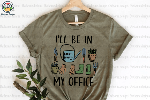 I’ll Be in My Office T-Shirt Design