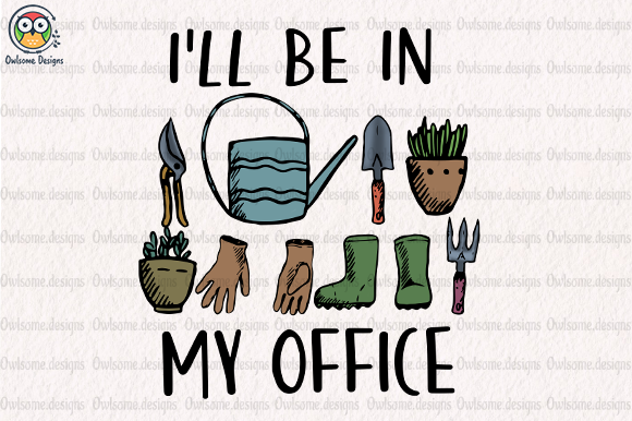 I’ll be in my office t-shirt design