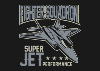 JET FIGHTER SQUADRON vector clipart