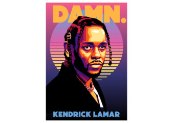 Kendrick Lamar t shirt vector art