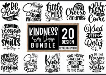 Kindness SVG Design Bundle
