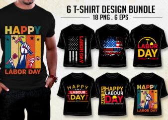 Labour Day T-Shirt Design Bundle
