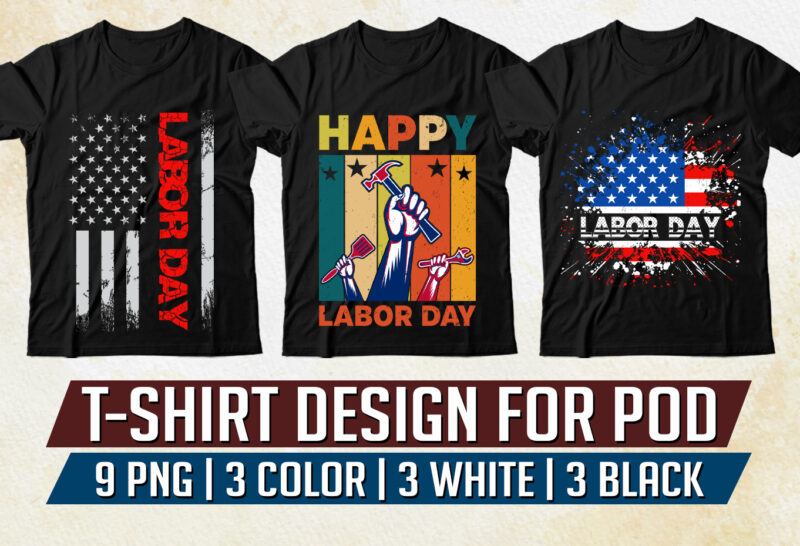 Labour Day T-Shirt Design PNG EPS