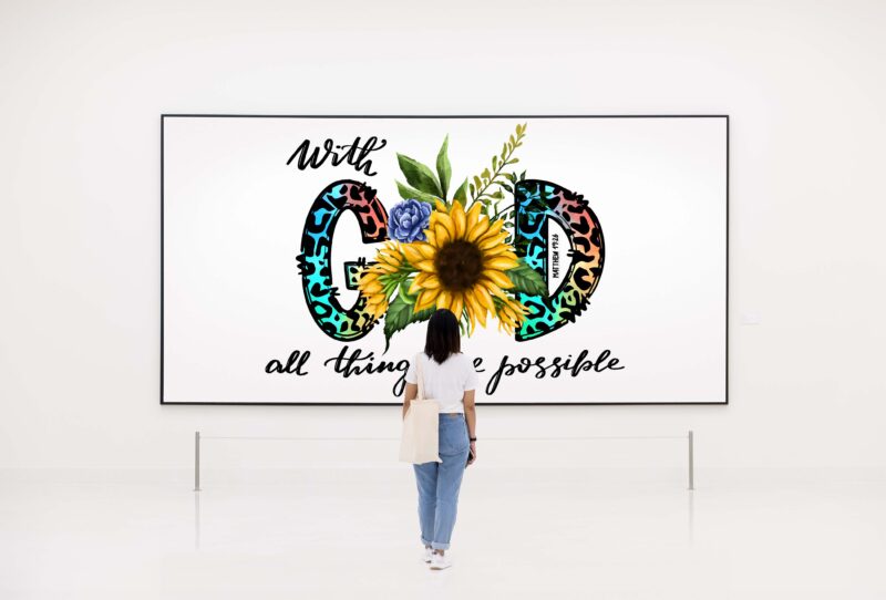 All Thing Are Possible God Tshirt Design