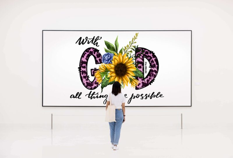 All Things Are Possible Tshirt Design