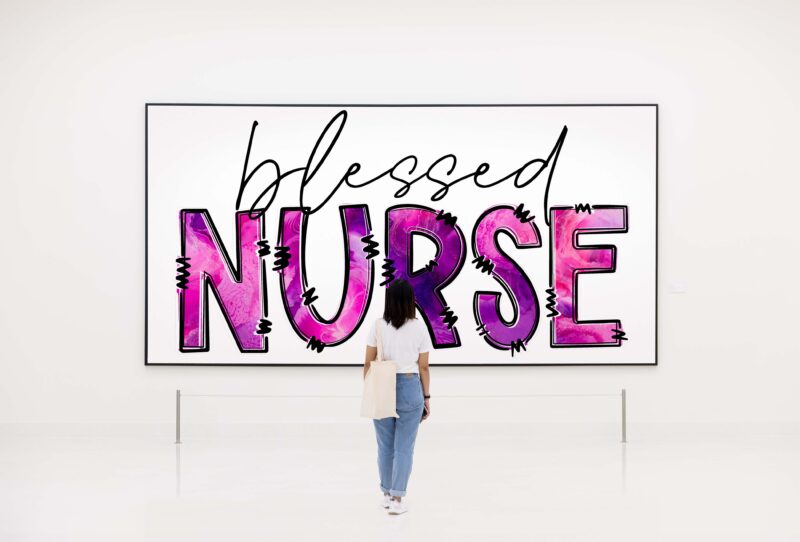 Blessed Nurse Tshirt Design