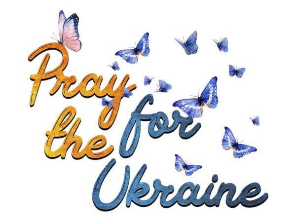 Pray for the ukraine tshirt design