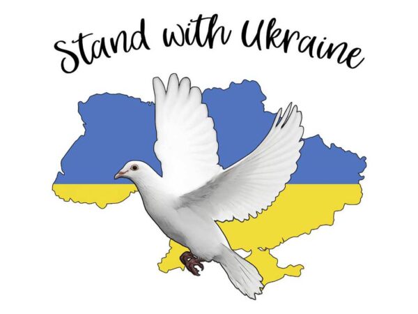 Stand with ukraine tshirt design